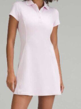 Lululemon Meadowsweet Pink Polo Dress (Size 6)